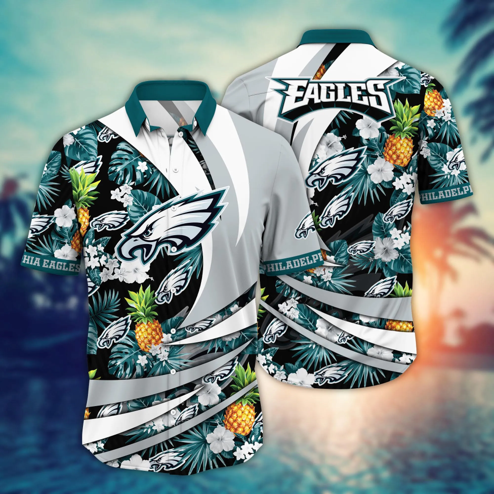 Philadelphia Eagles NFL Flower Hawaii Shirt For Fans, Summer Football Shirts Philadelphia Eagles NFL Flower Hawaii Shirt For Fans, Summer Football Shirts