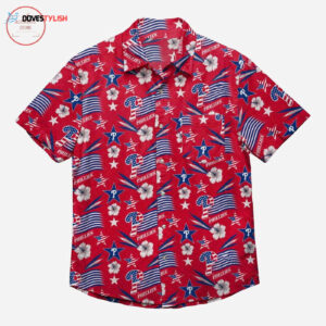 Authentic Philadelphia Phillies Americana Hawaiian Shirt - Limited Edition