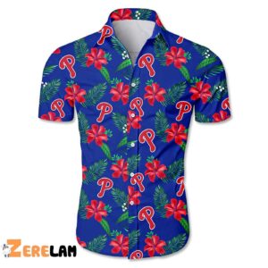 Philadelphia Phillies Floral Hawaiian Shirt: Cute and Stylish Fan Gear