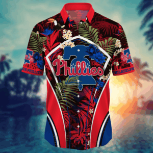 Philadelphia Phillies MLB Flower Hawaii Shirt   For Fans, Summer Football Shirts