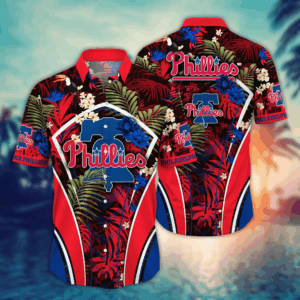 Philadelphia Phillies MLB Flower Hawaii Shirt   For Fans, Summer Football Shirts
