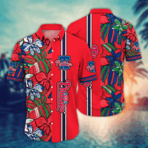 Philadelphia Phillies MLB Flower Hawaii Shirt   For Fans, Summer Football Shirts
