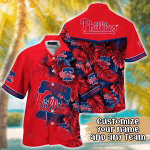 Philadelphia Phillies MLB Summer Hawaii Shirt And TShirt, Custom Football Shirts