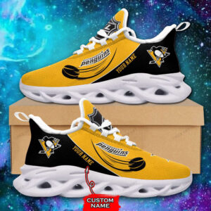 Pittsburgh Penguins Custom Name Max Soul Shoes For Men And Women