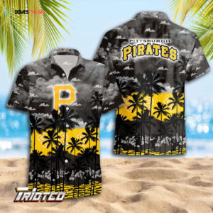 Pittsburgh Pirates 3D Button Hawaiian Shirt - Perfect Gift for Men Dad Father - Trending Summer Fashion