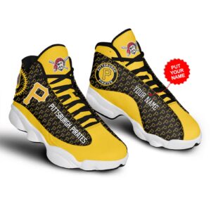 Personalized Pittsburgh Pirates Custom Name Air Jordan 13 Sneakers – Unisex Gift