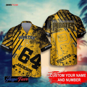Pittsburgh Pirates MLB Personalized Hawaiian Shirt - Custom Team Apparel