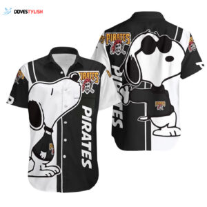 Pittsburgh Pirates Snoopy Lover Hawaiian Shirt All-over Print
