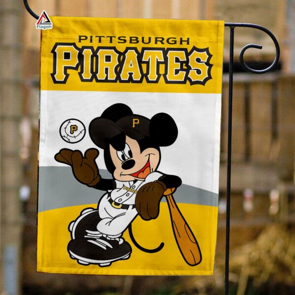 Pittsburgh Pirates x Mickey Baseball Flag MLB Premium Flag