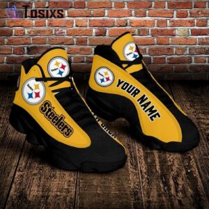 Pittsburgh Steelers Air Jordan 13 Custom Sneaker - Perfect Gift for Fans