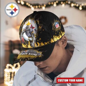 Pittsburgh Steelers Custom Name Classic, Baseball Caps  Gift for Men Women