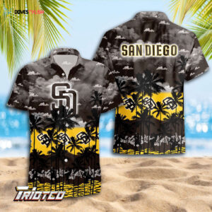 San Diego Padres 3D Button Hawaiian Shirt: Perfect Gift for Men Dad Father - Trending Summer Style!
