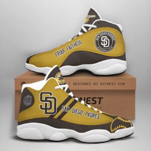 San Diego Padres Air Jordan 13 Sneakers 991 – Unisex Shoes Gift Official MLB Merchandise