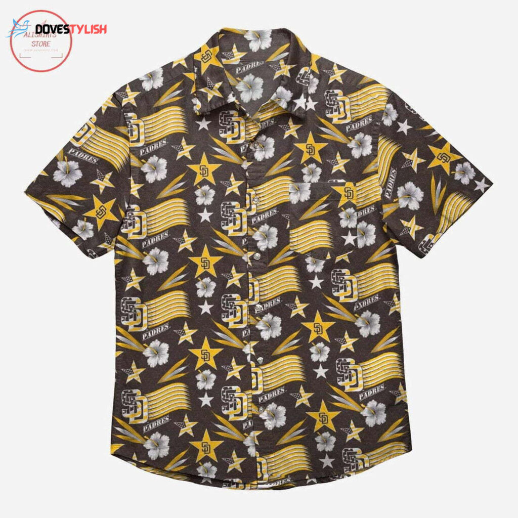 San Diego Padres Americana Hawaiian Shirt – Official MLB Merchandise