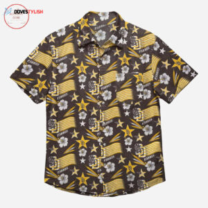 San Diego Padres Americana Hawaiian Shirt - Official MLB Merchandise