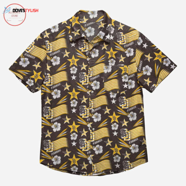 San Diego Padres Americana Hawaiian Shirt – Official MLB Merchandise