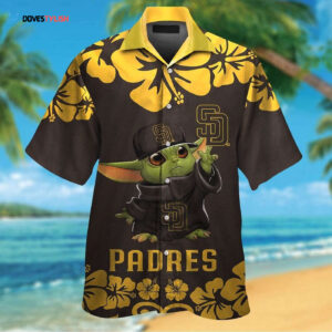 San Diego Padres Baby Yoda Hawaiian Shirt Set for Men Women Kids