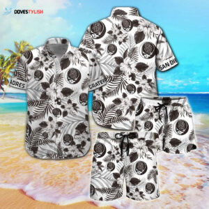 San Diego Padres & Grateful Dead Hawaiian Shirt - Official MLB Merchandise