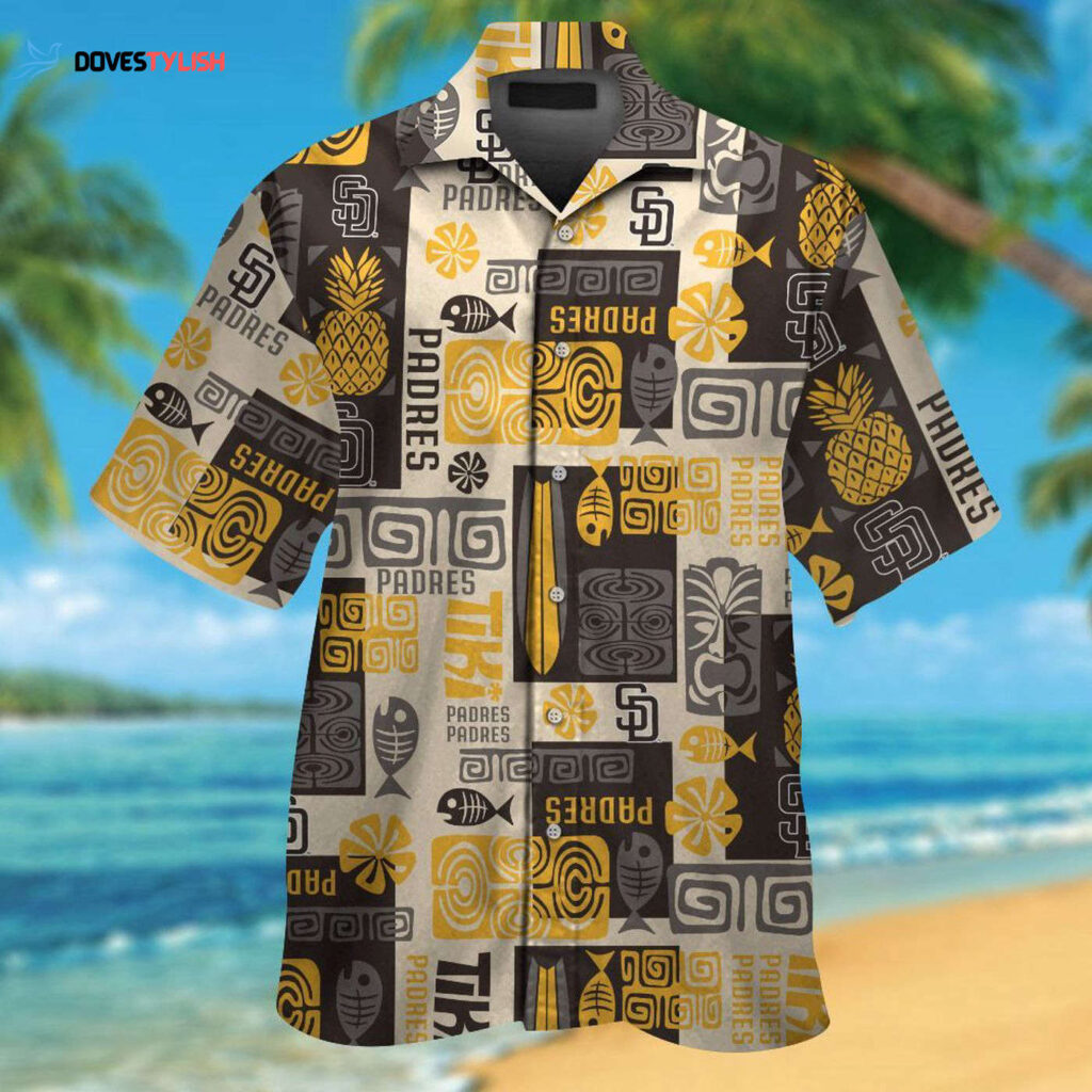 San Diego Padres Hawaiian Shirt #3 – Official MLB Merchandise