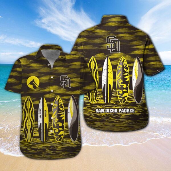 San Diego Padres Hawaiian Shirt #9 – Official MLB Merchandise for Fans
