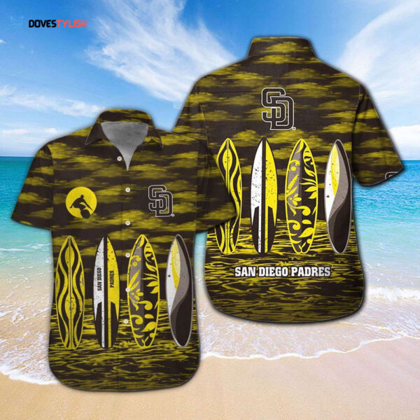 San Diego Padres Hawaiian Shirt #9 – Official MLB Merchandise for Fans