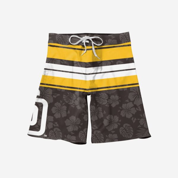 San Diego Padres Hibiscus Boardshorts – Stylish Beachwear for Padres Fans