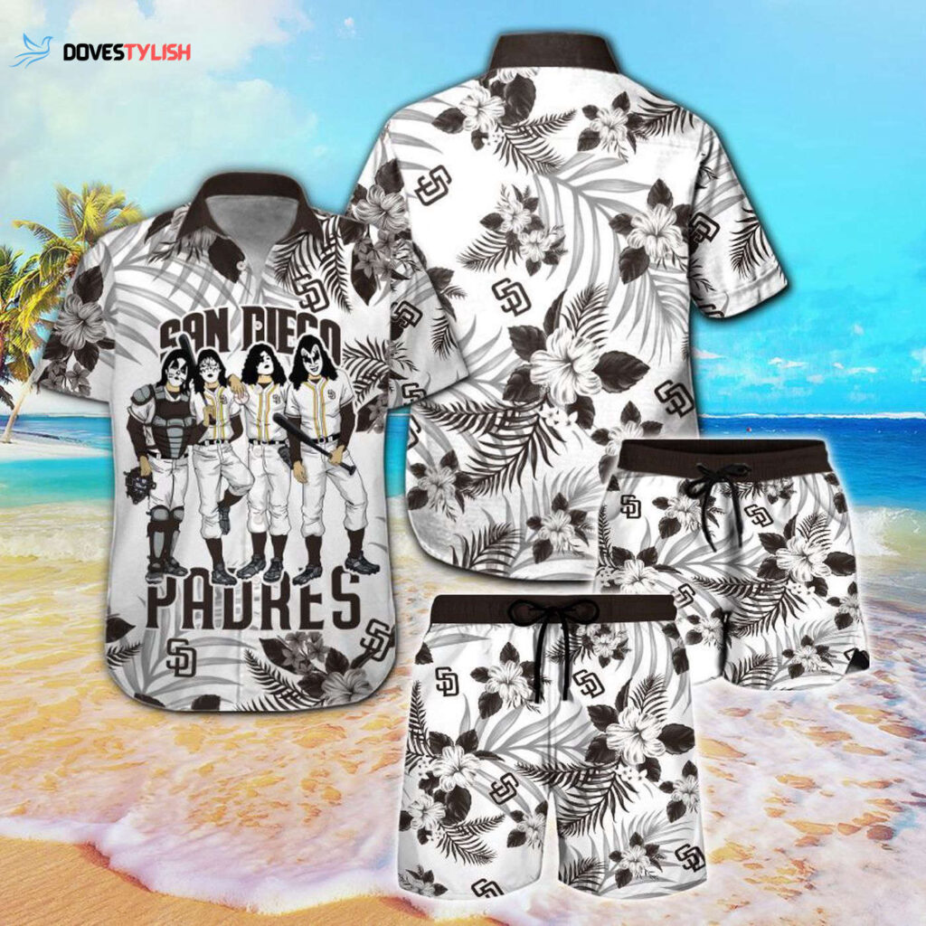 San Diego Padres & Kiss Hawaiian Shirt – Official MLB Merchandise