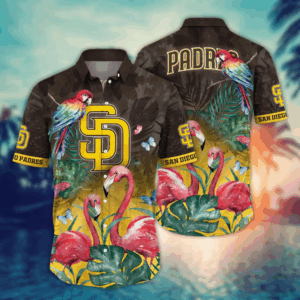 San Diego Padres MLB Flower Hawaii Shirt And Tshirt For Fans, Summer Football Shirts