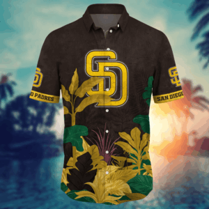 San Diego Padres MLB Flower Hawaii Shirt   For Fans, Summer Football Shirts