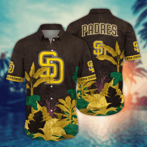 San Diego Padres MLB Flower Hawaii Shirt   For Fans, Summer Football Shirts