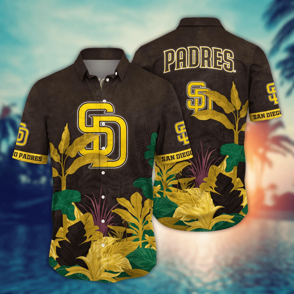 San Diego Padres MLB Flower Hawaii Shirt For Fans, Summer Football Shirts San Diego Padres MLB Flower Hawaii Shirt For Fans, Summer Football Shirts