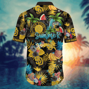 San Diego Padres MLB Flower Hawaii Shirt And Tshirt For Fans, Summer Football Shirts