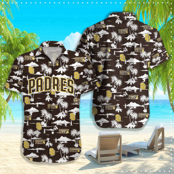 San Diego Padres MLB-Hawaiian Shirt  For Men Women