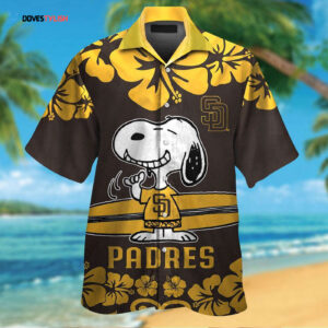 San Diego Padres Snoopy Hawaiian Shirt: Official MLB Merchandise