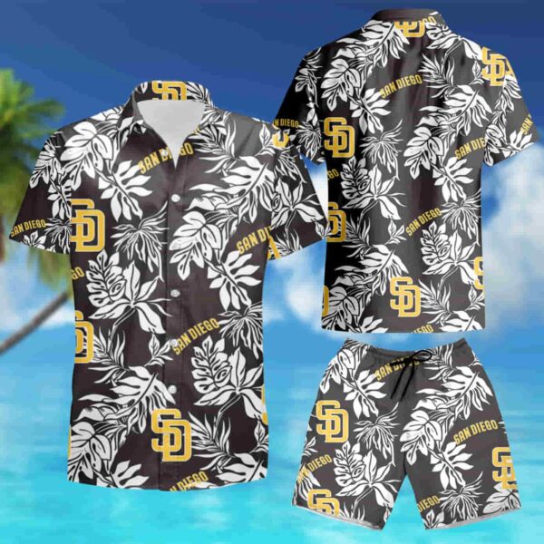 2023 San Diego Padres Tropical Flower Hawaiian Shirt Summer Style
