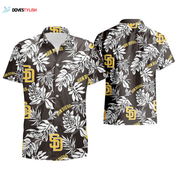 2023 San Diego Padres Tropical Flower Hawaiian Shirt Summer Style