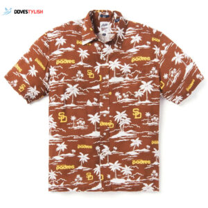 San Diego Padres Vintage Hawaiian Shirt - Retro MLB Baseball Gear
