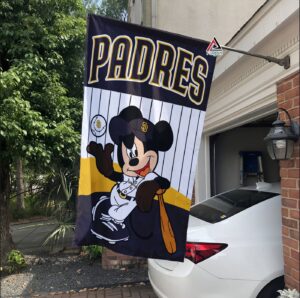 San Diego Padres x Mickey Baseball Flag MLB Premium Flag
