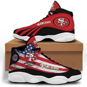 San Francisco 49ers Air Jordan 13 Custom Sneakers - Sport Shoes for Men and Women