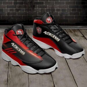 San Francisco 49ers Air Jordan 13 Custom Sneakers V1 - Men Women Exclusive