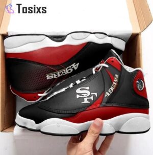 San Francisco 49ers Air Jordan 13 Sneaker Custom - Perfect Gift for Fans