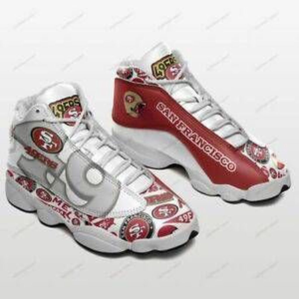 San Francisco 49ers Custom Air Jordan 13 Sneaker – Perfect Gift for Fans San Francisco 49ers Custom Air Jordan 13 Sneaker – Perfect Gift for Fans