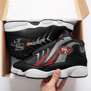 San Francisco 49ers Air Jordan 13 Sneakers - Official NFL Footwear 3