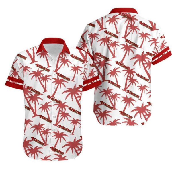 San Francisco 49ers Coconut Tree NFL Gift For Fan Hawaii Shirt