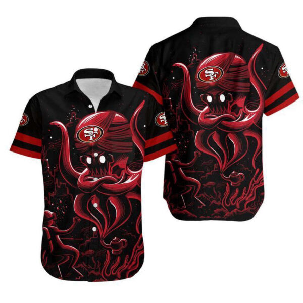 San Francisco 49ers Octopus NFL Gift For Fan Hawaii Shirt