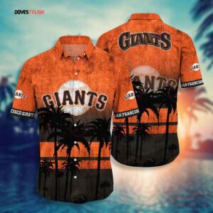San Francisco Giants 3D Button Hawaiian Shirt - Perfect Gift for Men Dad Father