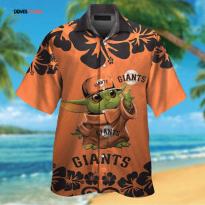 San Francisco Giants & Baby Yoda Hawaiian Shirt #2 - Official MLB Merchandise