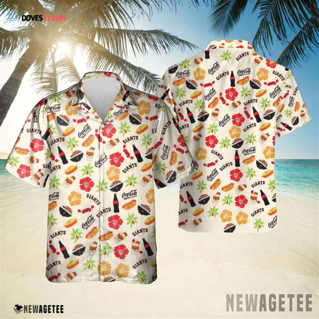 San Francisco Giants Coca Cola Aloha Foodie Hawaiian Shirt – Official MLB Merchandise