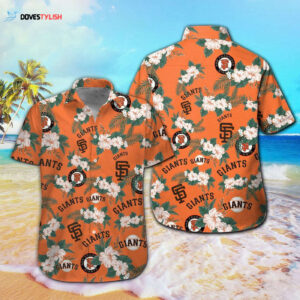 San Francisco Giants Hawaiian Shirt #4 - Official MLB Merchandise