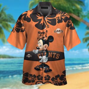 San Francisco Giants Minnie Mouse Hawaiian Shirt – Official MLB Disney Collab